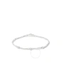 MARCO BICEGO MARCO BICEGO MARRAKECH COLLECTION 18K WHITE GOLD AND DIAMOND STACKABLE BANGLE - BG337 B W 01