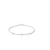 Marco Bicego Marrakech Collection 18k White Gold And Diamond Stackable Bangle - Bg337 B W 01 In White