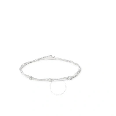 Marco Bicego Marrakech Collection 18k White Gold And Diamond Stackable Bangle - Bg337 B W 01 In Metallic