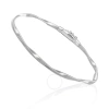 Marco Bicego Marrakech Collection 18k White Gold Twisted Stackable Bangle In White