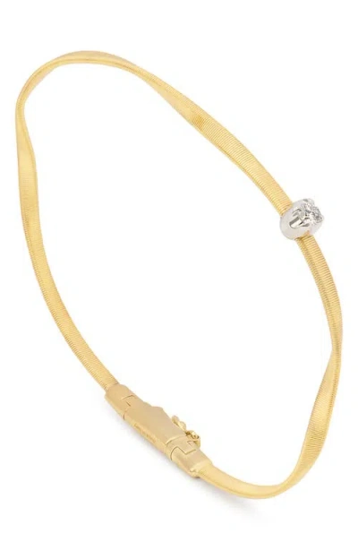 Marco Bicego Marrakech Diamond Coil Bracelet In Gold