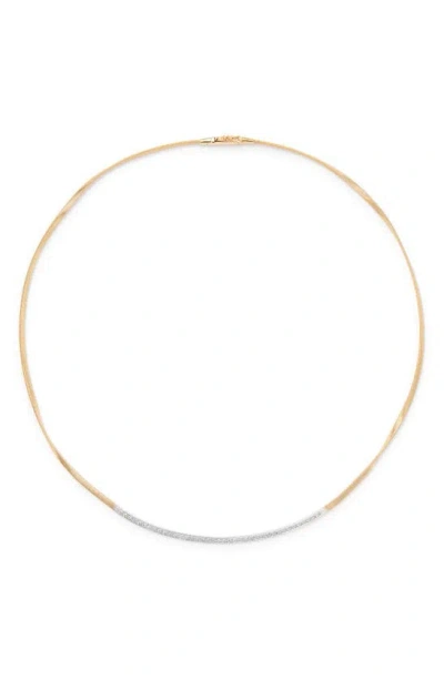 Marco Bicego Women's Marrakech Two-tone 18k Gold & 0.32 Tcw Diamond Collar Necklace In Yellow Gold