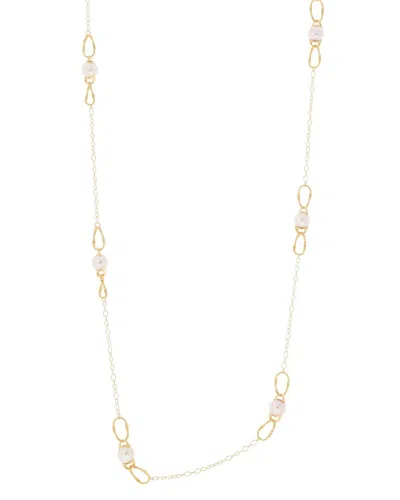 Marco Bicego Marrakech Onde 18k 5-6mm Pearl Necklace In Multi