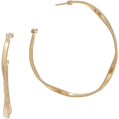 Marco Bicego Marrakech Twist Hoop Earrings In Gold