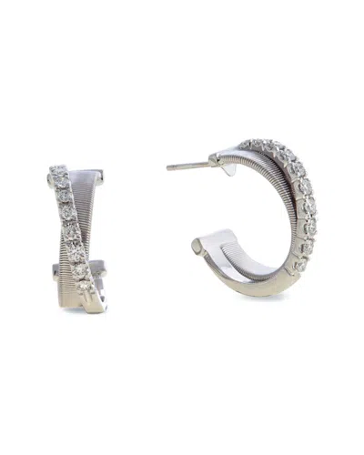 Marco Bicego Masai 18k 0.66 Ct. Tw. Diamond Earrings In Silver