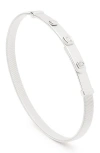 Marco Bicego Masai 18k Gold Coil & Diamond Bangle In 18k White Gold