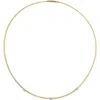 Marco Bicego Masai Diamond Station Necklace In 18k Yellow Gold