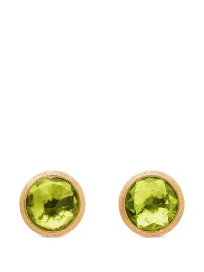 Marco Bicego Peridot Stud Earrings In Gold