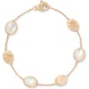 Marco Bicego Siviglia 18k Yellow Gold Mother-of-pearl Bracelet In 18k Yellow Gold