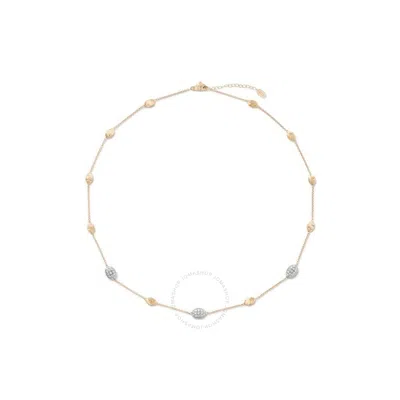 Marco Bicego Siviglia Collection 18k Yellow Gold And Diamond Small Bead Necklace - Cb1838-e B Yw Q6