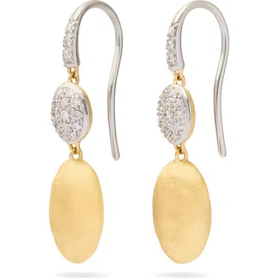 Marco Bicego Siviglia Diamond Drop Earrings In Gold