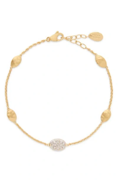 Marco Bicego Siviglia Diamond Station Bracelet In Gold