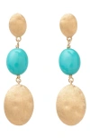 MARCO BICEGO SIVIGLIA TURQUOISE DROP EARRINGS