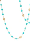 MARCO BICEGO MARCO BICEGO SIVIGLIA TURQUOISE LONG STATION NECKLACE