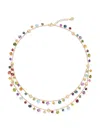 MARCO BICEGO WOMEN'S AFRICA 18K YELLOW GOLD & MULTI-GEMSTONE DOUBLE-STRAND NECKLACE