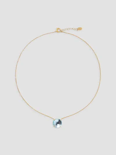 Marco Bicego Women's Jaipur Color 18k Yellow Gold & Blue Topaz Pendant Necklace
