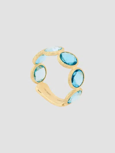 Marco Bicego Women's Jaipur Color 18k Yellow Gold & Blue Topaz Ring