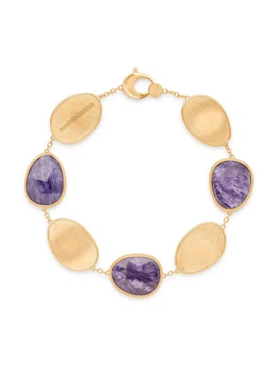 Marco Bicego Women's Jaipur Color 18k Yellow Gold & Charoite Bracelet
