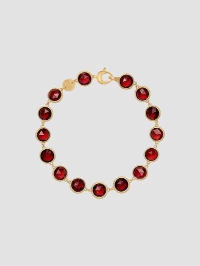 Marco Bicego Women's Jaipur Color 18k Yellow Gold & Garnet Bracelet