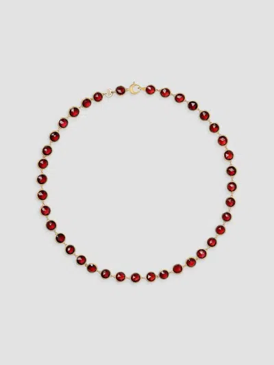 Marco Bicego Women's Jaipur Color 18k Yellow Gold & Garnet Necklace