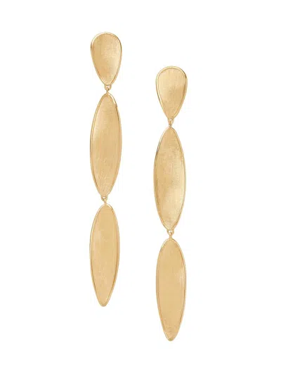 Marco Bicego Women's Lunaria Twist 18k Yellow Gold Triple-drop Earrings