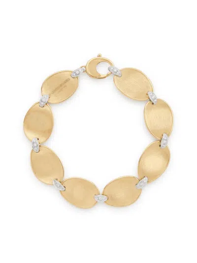 Marco Bicego Women's Lunaria Two-tone 18k Gold & 0.16 Tcw Diamond Bracelet