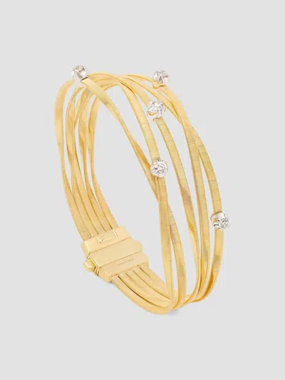 Marco Bicego Women's Marrakech 18k Gold & 0.4 Tcw Diamond Layered Coil Bracelet In Yellow Gold