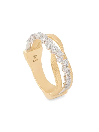 Marco Bicego Women's Marrakech 18k Yellow & White Gold & 0.56 Tcw Diamond Ring