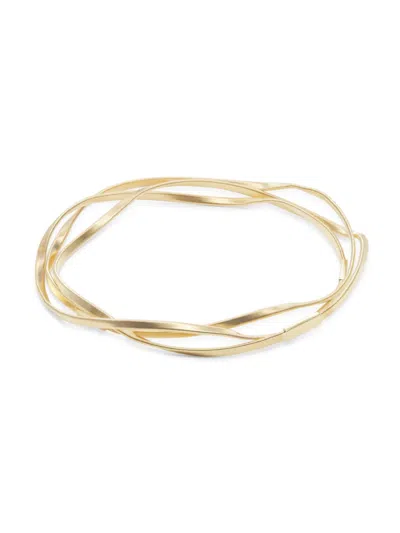 Marco Bicego Women's Marrakech 18k Yellow Gold Hand Coiled Bangle Bracelet