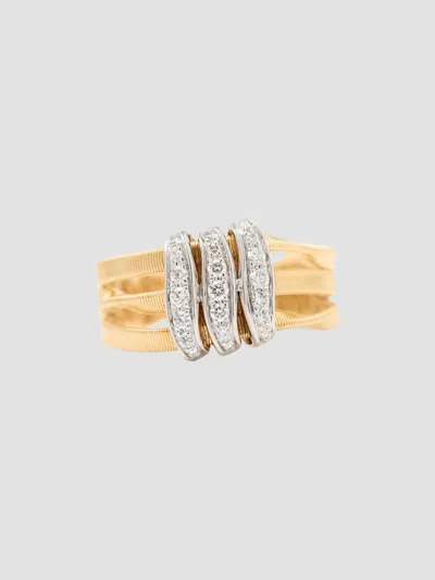 Marco Bicego Women's Marrakech Two-tone 18k Gold & 0.21 Tcw Diamond Ring In Yellow Gold