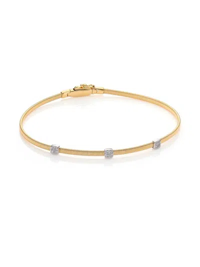 Marco Bicego Women's Masai Two-tone 18k Gold & 0.08 Tcw Diamond Bracelet