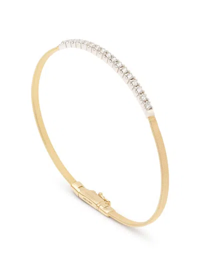 Marco Bicego Women's Masai Two-tone 18k Gold & 0.44 Tcw Diamond Coil Bracelet