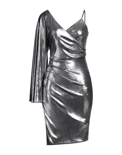Marco Bologna Midi Dresses In Silver