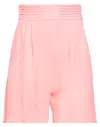 Marco Bologna Woman Shorts & Bermuda Shorts Coral Size 10 Polyester In Red