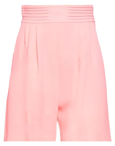 Marco Bologna Woman Shorts & Bermuda Shorts Coral Size 10 Polyester In Red