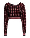 Marco Bologna Woman Sweater Black Size L Viscose, Nylon, Polyamide In Black
