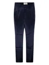 Marco Coppola Tailored Black Cupro Resort Pants With Front Pleats