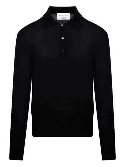 MARCO COPPOLA SILK-BLEND POLO SHIRT