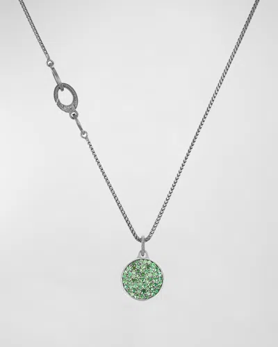 Marco Dal Maso Men's Moneta Sovereign Disc Pendant Necklace In Metallic