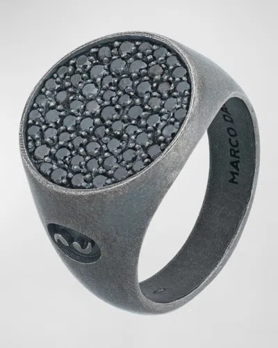 Marco Dal Maso Men's Moneta Sovereign Signet Ring In Metallic