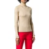 Marco De Vicenzo Glitter Turtleneck Knit Sweater In Gold In Gold