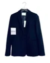 Marco De Vicenzo Women's Runway Wool Blend Striped Blazer Coat In Multicolor In Multi