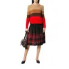 Marco De Vicenzo Wool Knit Sweater In Red/brown/camel In Multi