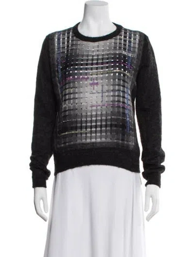 Pre-owned Marco De Vincenzo Mohair Striped Sweater In Multi