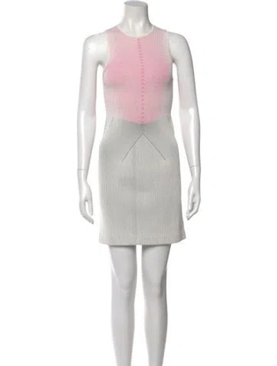 Pre-owned Marco De Vincenzo Striped Mini Dress In Multi