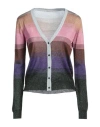 Marco De Vincenzo Woman Cardigan Pink Size 6 Acetate, Polyester, Polyamide In Pink