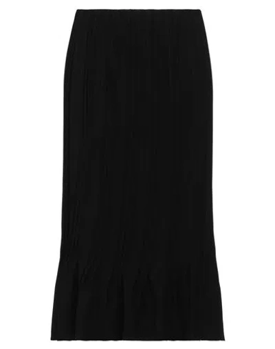 Marco De Vincenzo Woman Midi Skirt Black Size 6 Polyester