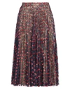 Marco De Vincenzo Woman Midi Skirt Navy Size 8 Polyamide In Navy