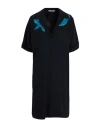 Marco De Vincenzo Woman Mini Dress Black Size 8 Acetate, Viscose, Polyester