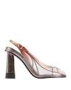 Marco De Vincenzo Woman Sandals Transparent Size 7 Pvc - Polyvinyl Chloride, Leather In Transparent